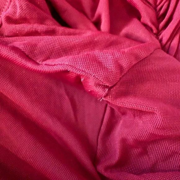 Bardot Aliyah Dress in Burgundy - Picture 9 of 13